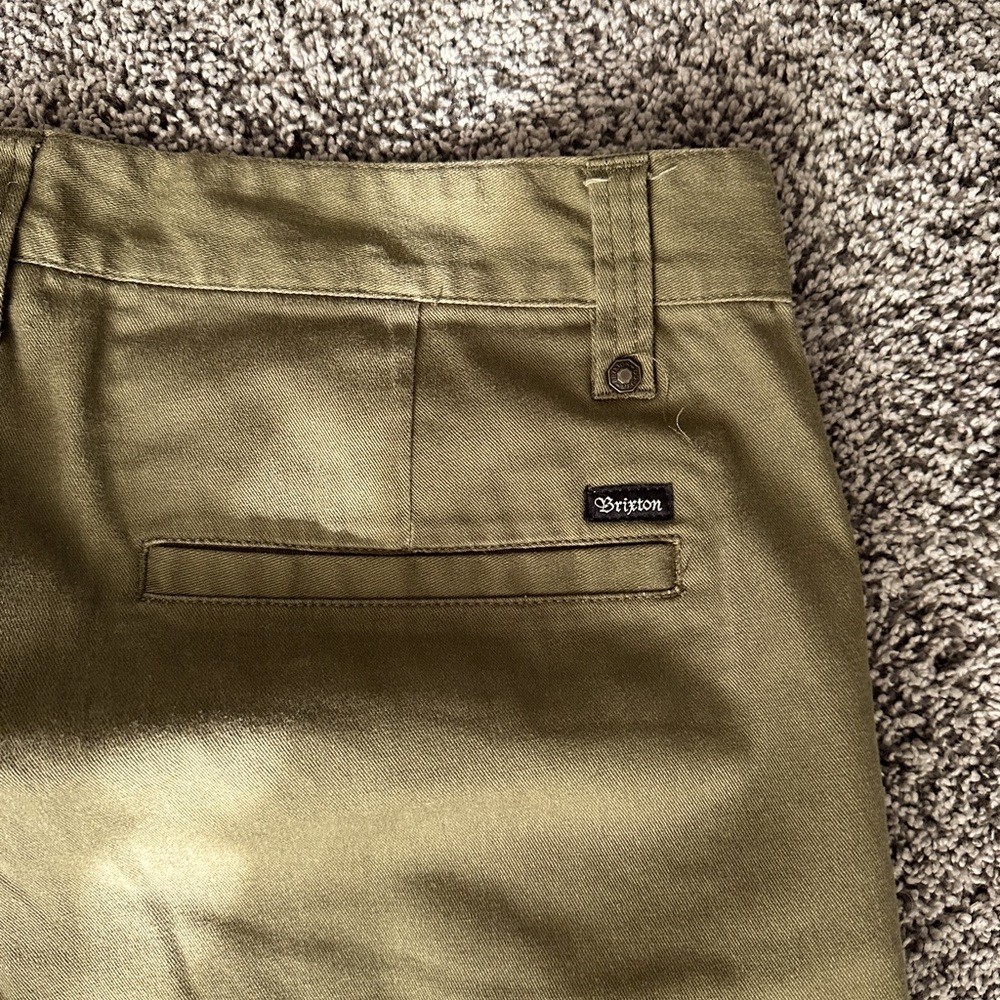 Brixton size 36x33 jeans pants green
